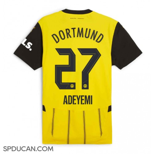 Muški Nogometni Dres Borussia Dortmund Karim Adeyemi #27 Domaci 2024-25 Kratak Rukav